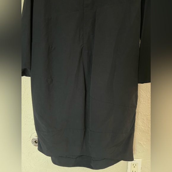 COS Navy Asymmetrical Tiered Panel Dress - Picture 12 of 16